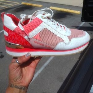 Michael kors sneakers coral color